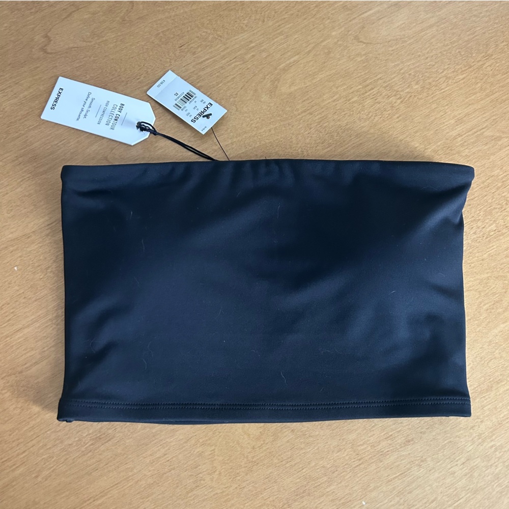 Express Black Zip Pouch